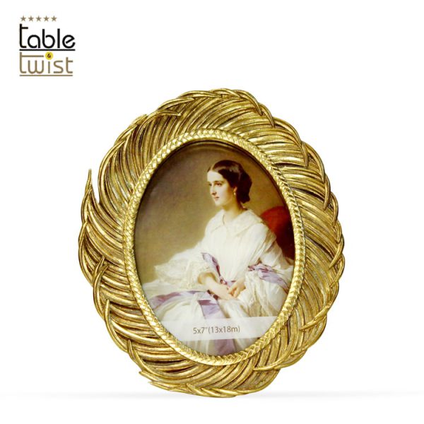 Gold Oval Picture Frame