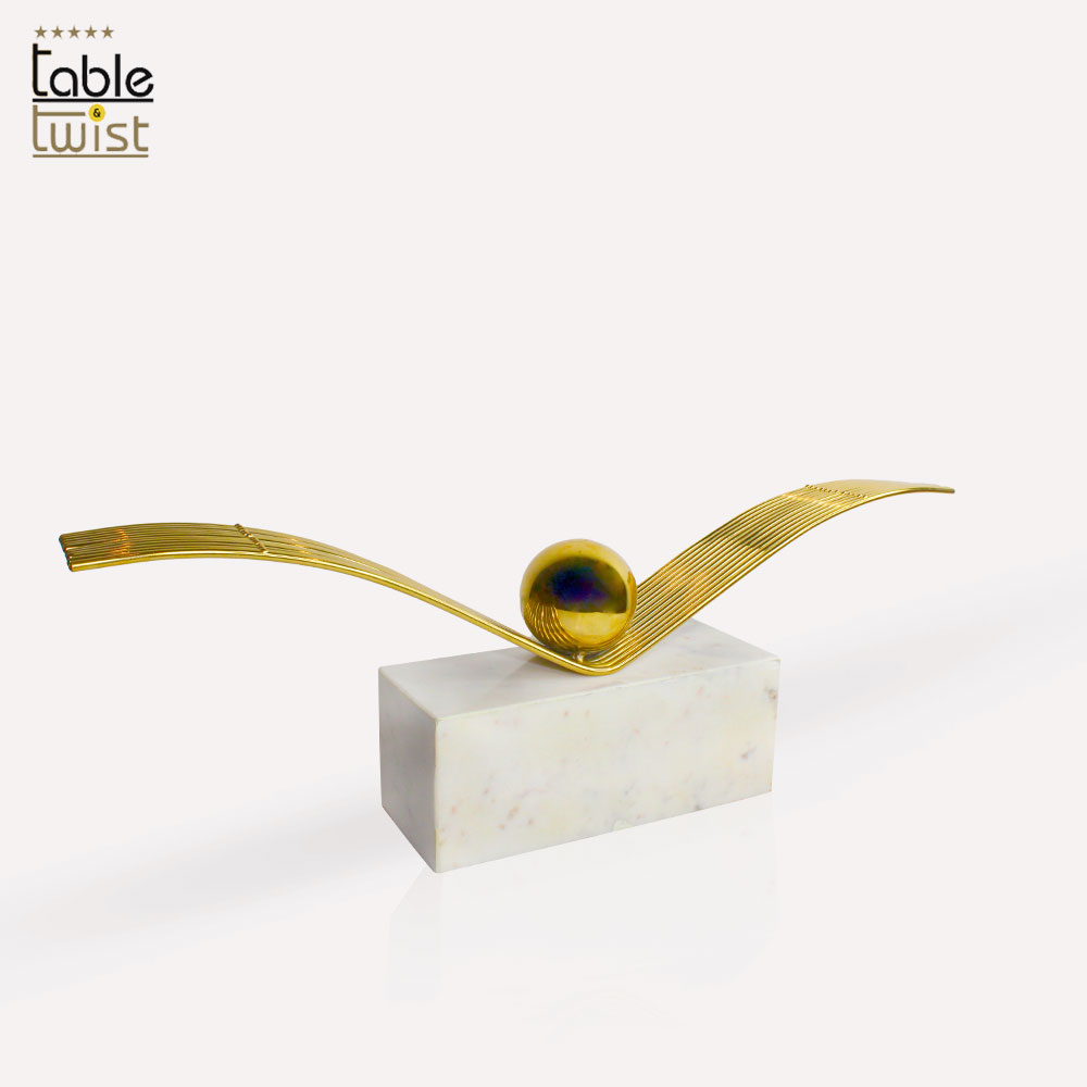 Bird Shape Table Decor with Marble Base